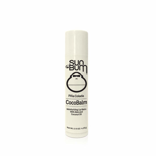 Picture of Sun Bum Piña Colada Cocobalm | Hydrating Lip Balm with Aloe | Hypoallergenic, Paraben Free, Silicone Free, | 0.15oz Stick (20-48058)