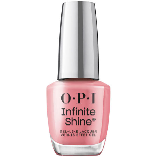Picture of OPI Infinite Shine At Strong Last | Opaque Bright Pink Crème Long Wear Gel Like Nail Polish | Vegan, Long Lasting, Streak Free