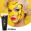 Picture of BOBISUKA Yellow Face Paint, Professional SFX Body Paint, High Pigmented Face Painting Kit for Halloween Cosplay, Costume, Parties,Stage, Theater, Special Effect Makeup（2.1 Fl.oz）