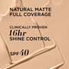 Picture of IT Cosmetics CC+ Cream Natural Matte Foundation with SPF 40 - Shine-Reducing & Long-Wear Full Coverage Foundation For Oily Skin - With Hyaluronic Acid - Non-Comedogenic, Light - 1.08 fl oz