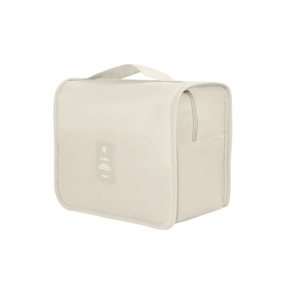 Picture of SRVR Hanging Travel Toiletry Bag, Toiletry Bag for Women Toiletry Bags with Hanging Hook (Beige)