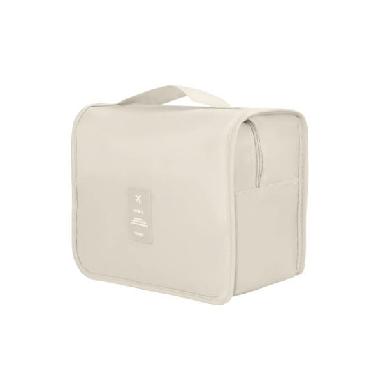 Picture of SRVR Hanging Travel Toiletry Bag, Toiletry Bag for Women Toiletry Bags with Hanging Hook (Beige)