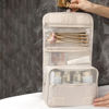 Picture of SRVR Hanging Travel Toiletry Bag, Toiletry Bag for Women Toiletry Bags with Hanging Hook (Beige)