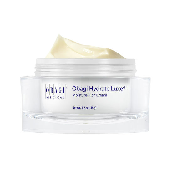 Picture of Obagi Hydrate Luxe Ultra-Rich Facial Moisturizer - Non-Comedogenic with Tara Seed Extract and Biomimetic Peptides - Intensive Night Face Cream for Dry, Sensitive or Aging Skin - 1.7 oz