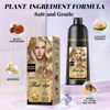 Picture of Joyful Young Natural Hair Dye Shampoo 3 IN 1, Hair Color for Gray Hair Coverage, Hair Coloring Shampoo for Women, Color Shampoo Beard Dye for Men, Vegan Ammonia Free Hair Shampoo (NATURAL BLONDE)