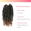 Picture of The BOHOBABE Pre-twisted Passion Twist Crochet Hair 8 Inch Short Pre-looped Crochet Passion Twist Braiding Hair 8 Packs (T27)