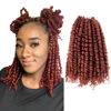 Picture of The BOHOBABE Pre-twisted Passion Twist Crochet Hair 14 Inch Short Pre-looped Crochet Passion Twist Braiding Hair 8 Packs (350#)