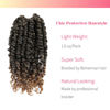 Picture of The BOHOBABE Crochet Passion Twist Hair Pretwisted 10 Inch Short Pre-looped Passion Twist Crochet Braiding Hair 8 Packs (T27)
