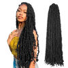 Picture of The BOHOBABE Crochet Hair 30 Inch Long Pre-looped/twisted Passion Twist Braiding Hair 8 Packs Soft Bohemian Twists (1B)