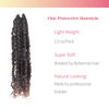 Picture of The BOHOBABE Pre-twisted Passion Twist Crochet Hair 14 Inch Short Pre-looped Crochet Passion Twist Braiding Hair 8 Packs (T30)