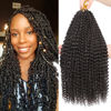 Picture of Dansama Passion Twist Hair Water Wave Braiding Hair for Butterfly Style Crochet Braids Bohemian Hair Extensions (18inch, #4, Economy Pack)