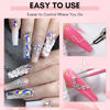Picture of Makartt Nail AB Rhinestones With Gel Nail Glue For Gems 8ML & Half-Round Pearl & Rhinestone Picker Tweezers Strong Adhesive Nail Gems Glue Diamond Art Nail Charms Design Accessories Jewels Decoration