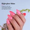 Picture of Imtiti Neon Gel Nail Polish, 1 Pcs 0.5 Fl Oz Neon Pink Gel Polish Soak Off LED U V Nail Gel Polish Spring Summer Gel Nail Polish DIY Nail Art Starter Manicure Salon Gel Nail Kit for Women Girls