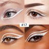 Picture of evpct 1Pcs White Liquid Eyeliner Makeup Waterproof White Eye Liners for Women, Eyes Wing Eyeliner Stamps Shapes Colored Eyeliner delineador de ojos a prueba de agua contra el agua blanco para ojos