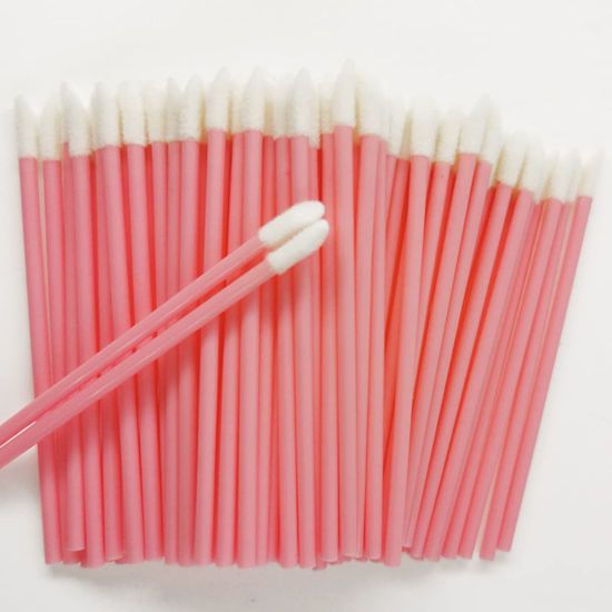 Picture of Pimoys Lip Brushes, 200Pcs/Set Disposable Lip Brushes Make Up Brush Lipstick Lip Gloss Wands Applicator Tool Makeup Beauty Tool Kits