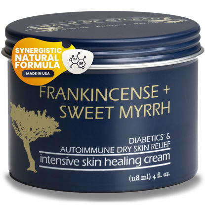 Picture of BALM OF GILEAD Foot Healing Cream - Frankincense & Sweet Myrrh Moisturizer for Sensitive Skin - Relieving Foot Therapy & Diabetic Skin Healing - Deeply Nourishing & Synergistic Cream