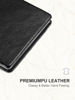 Picture of OMIRO Compact Mirror, Classical PU Leather 1X/3X Magnification, Pocket Ultra Portable for Purses and Travel (Black)