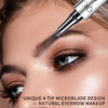 Picture of Eyebrow Pencil with 4 Tip Microblade for Natural Eyebrow Makeup Eyebrow Microblading Pen Waterproof &Smudge-Proof (3# Reddish Brown)