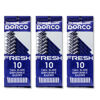 Picture of Dorco Fresh Twin Blade Disposable Razors | 3-Pack | Smooth and Precise Shave | Comfortable Grip Handle | Ideal for Travel and Everyday Use