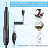 Picture of Portable Electric Nail Drill Machine，Compact 20000 RPM USB Manicure Pedicure Efile Nail Drill Kit for Acrylic Nails Gel Polishing Shape Tools with Nail Drill Bits and Sanding Bands-Black