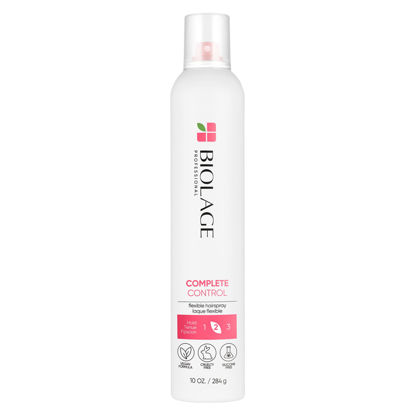Picture of Biolage Styling Complete Control Hairspray | Adjustable Control Hairspray For Volume, Texture & Hold | For All Hair Types | Paraben-Free | Vegan | 10 Oz