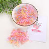 Picture of 2000 PCS Hair Bands, Color Elastic Rubbers, Mini Ties for Girls' Ponytails, Soft Non-Slip Small Bands with 2 PCS Topsy Tail Tools