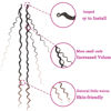 Picture of SamBraid Goddess Locs Crochet Hair 10 Inch, 8 Packs New Goddess Faux Locs Crochet Hair for Black Women, Boho Hippie Locs, River Locs Crochet Hair with Curly Ends (10Inch, 8Packs, T1B/30#）