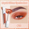 Picture of evpct Liquid Shimmery Glitter Eyeshadow Eyeliner, High Pigment Colored Metallic Eyeshadow Stick Eyeliner, Waterproof Long Lasting Sparkle Shimmer Eye Makeup Set for Women, 23# Brownish Red