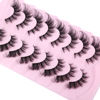 Picture of Lashes Wispy False Eyelashes Fox Eye Lashes Fake Lashes Fluffy Cat Eye Lashes Faux Mink Strip Lashes Natural Look Clear Band Eyelashes Pack by GVEFETIEE 8 Pairs