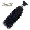 Picture of Amella Water Wave Human Braiding Hair Bulk Human Hair For Braiding 16Inch Human Braiding Hair For Boho Braids (1pack-2bundles) Human Hair Braiding Hair 100%Unprocessed Brazilian Virgin Human Hair 100g