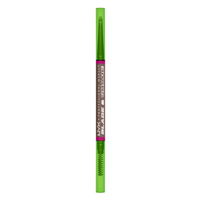 Picture of NYX PROFESSIONAL MAKEUP Blade & Shade Brow Pencil, Nano Mechanical Eyebrow Pencil, Up to 16HR Make Up Wear - Cool Ash Brown