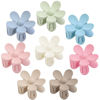 Picture of Flower Hair Claw Clips 8PCS Large Claw Clips Big Cute Hair Clips Large Hair Jaw Clips For Women Girls Thick Hair Large Daisy Hair Clips Matte Claw Clips Non Slip Strong Hold For Thin Hair 8 Colors