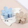 Picture of Flower Hair Claw Clips 8PCS Large Claw Clips Big Cute Hair Clips Large Hair Jaw Clips For Women Girls Thick Hair Large Daisy Hair Clips Matte Claw Clips Non Slip Strong Hold For Thin Hair 8 Colors
