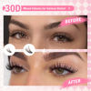 Picture of GAQQI Lash Clusters 320Pcs Individual Lashes 30D Mixed 9-16mm Eyelash Clusters C Curl Lash Clusters Look Like Mink Eyelash Extensions Thin Band Soft to Use Self Application(30D-CMIX)