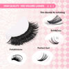 Picture of GAQQI Lash Clusters 320Pcs Individual Lashes 30D Mixed 9-16mm Eyelash Clusters C Curl Lash Clusters Look Like Mink Eyelash Extensions Thin Band Soft to Use Self Application(30D-CMIX)
