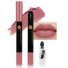 Picture of JUAAZIN Dusty Pink Crayon Matte Lipstick Lip Liner Pencil, Moisture Smooth Lipstick Pencil, With pencil sharpener Sharpenable Lip Pencil, Ultimate Lip Crayon for Women Smudgeproof Waterproof 10#