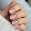 Picture of Square Press on Nails Short Ombre Fake Nails Tips Full Cover Nude False Gradient Nails Glossy Glue on Nails for Women and Girls 24Pcs