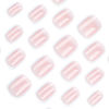 Picture of Square Press on Nails Short Ombre Fake Nails Tips Full Cover Nude False Gradient Nails Glossy Glue on Nails for Women and Girls 24Pcs