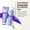 Picture of milk_shake Silver Shine Purple Shampoo 10.1 Fl Oz + Silver Shine Purple Conditioner 8.4 Fl Oz - Blonde Shampoo and Conditioner for Brassy Hair