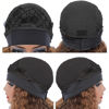 Picture of WENYAN Omber Headband Wig Human Hair Deep Wave #4/27 Highlight Curly Headband Wigs for Black Women Human Hair Glueless None Lace Front Wig Brazilian Virgin Hair Wear and Go Wigs 16Inch 150% Density