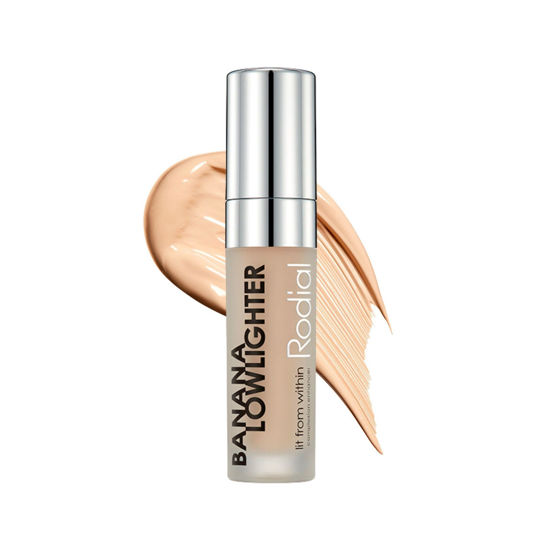 Picture of Rodial Banana Lowlighter 0.1 fl oz, Liquid Colour Concealer with Yellow Undertone, Face Concealer with Silky, Non-Shimmer Finish, Hydrating Formula with Hyaluronic Acid, Vitamin E and Caffeine