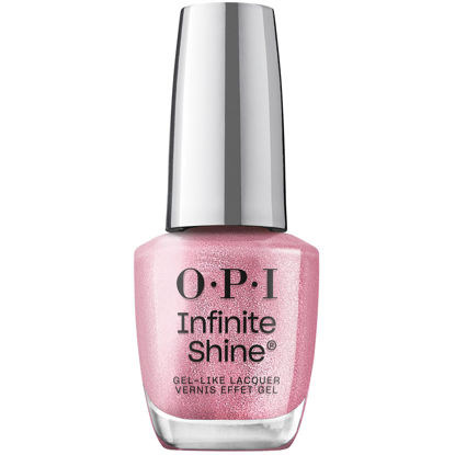 Picture of OPI Infinite Shine Shined, Sealed, Delivered | Opaque Bright Pink Shimmer Long Wear Gel Like Nail Polish | Vegan, Long Lasting, Streak Free