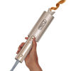 Picture of Upgraded Automatic Rotating Curling Iron - TYMO Long Barrel Curling Wand for Long Hair, Ceramic 1 Inch Hair Curler Anti-Scald, Tangle-Free, 600M Ionic, Dual Voltage for Easy Lasting Curls, Gold
