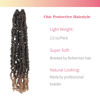 Picture of The BOHOBABE Pre-twisted Passion Twist Crochet Hair 14 Inch Short Pre-looped Crochet Passion Twist Braiding Hair 8 Packs (T27)
