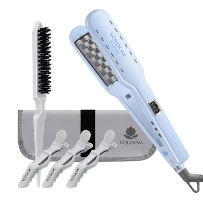 Picture of Voloom Classic 1-½” Inch Professional Volumizing Ceramic Hair Iron | for Thicker Hair or Larger Lasting Hair Volume | Adjustable Temp | Auto Shut-Off