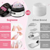 Picture of SUPWEE Solid Sculpture Builder Gel, Aurora Pink 3D Nail Gel White Non-Stick Hand Nail Extension Gel for Carving Patterns Decoration Nail Art Emboss Hard Gel for Nails Mnicure DIY at Home 14g(0.49 oz)
