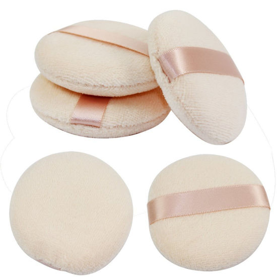 Picture of Joly Powder Puff for Makeup Face Powder Set of 5 (5 Pieces)