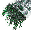 Picture of qiipii 1550PCS 5mm Emerald Green Crystal Resin Rhinestones for Crafting Dark Green Flatback Stones Bulk SS20 Diamonds Crystals Gems Charms for Nails Face Eyes Mugs Tumblers Bottles DIY Crafts Dccor