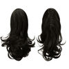 Picture of SOFEIYAN 13" Ponytail Extension Long Curly Ponytail Clip in Claw Hair Extension Natural Looking Synthetic Hairpiece for Women, Natural Black