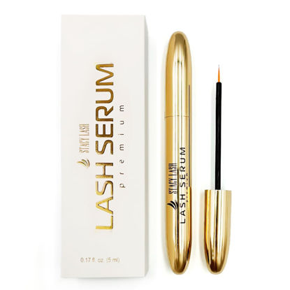 Picture of Stacy Lash Growth Serum (0.17fl.oz / 5ml) | Eyebrow & Eyelash Enhancing Serum for Natural Lashes & Brows | Lash Serum for Eyelash Growth and Thickness